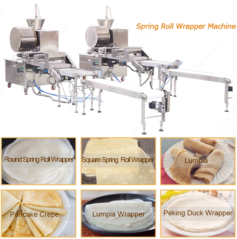 Automatic Samosa Pastry Wrapper Maker Injera Processing Machine