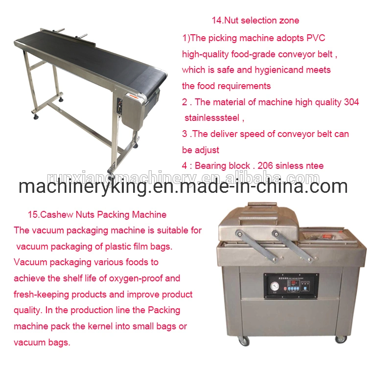 Cashew Nuts Processing Machine Cashew Nuts Sheller Production Line