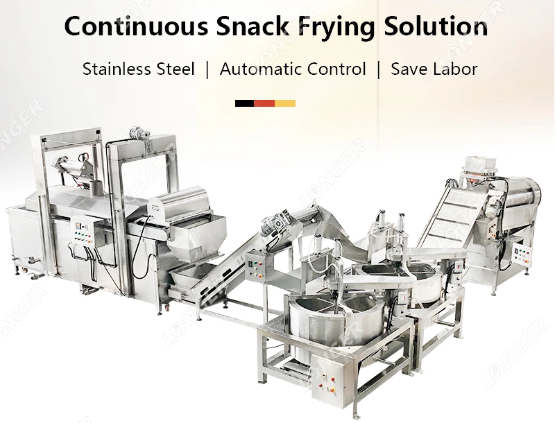 Capacity Customizable Fried Cashew Nut Machine Longer Machine Frying Peanut