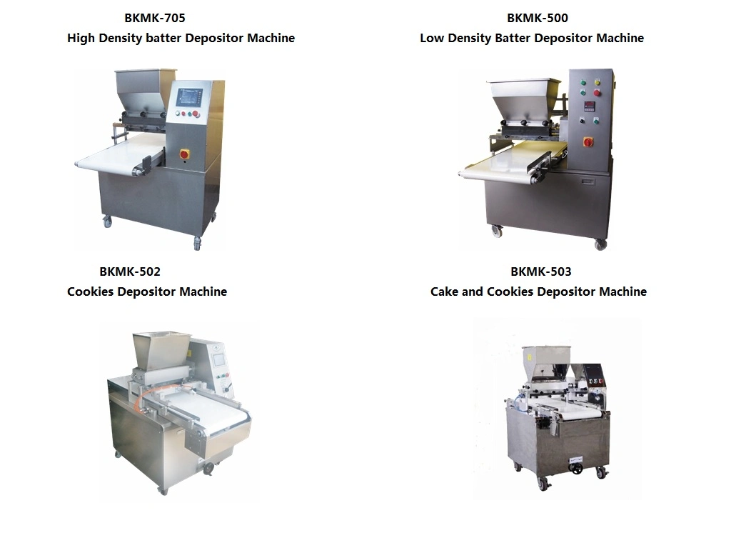 Cake Batter and Cookie Dough Depositor Machine with Wire Cut Mechanisms