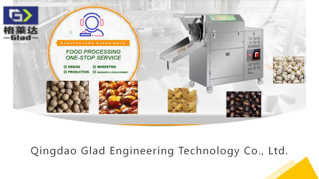 Hot Sale Cashew Nut Peanut Roasting Baking Nut Drying Machine